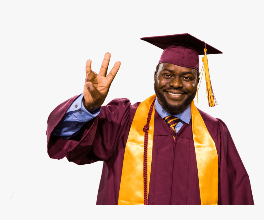 A Man Wearing A Graduation Hat - Graduating Student, HD Png Download, Free Download