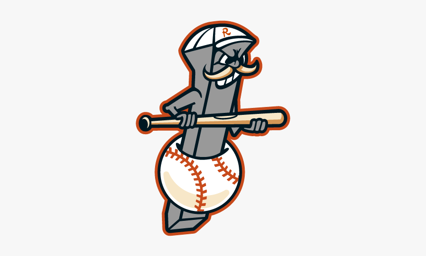 Spike On Ball - Cleburne Railroaders Baseball Logo, HD Png Download, Free Download