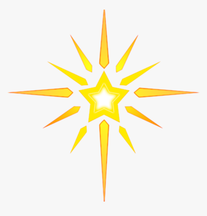 Clip Art Christmas Star Of Bethlehem Christmas Day - Christmas Story Powerpoint, HD Png Download, Free Download