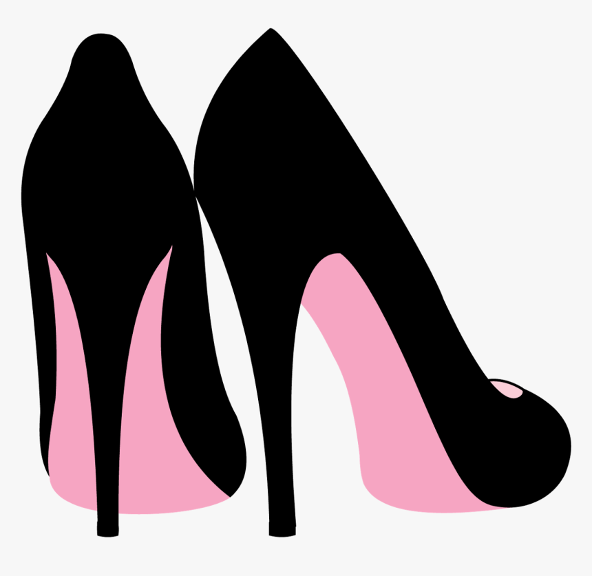 Silhouette High Heel Clipart, HD Png Download - kindpng