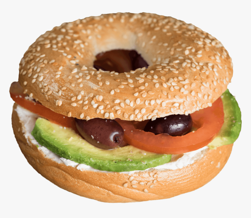 Bagels Cream Cheese Tomato, HD Png Download, Free Download