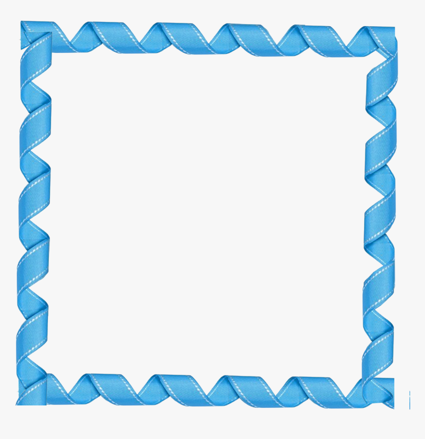 Picture Frames Blue Clip Art - Transparent Background Blue Border, HD Png Download, Free Download