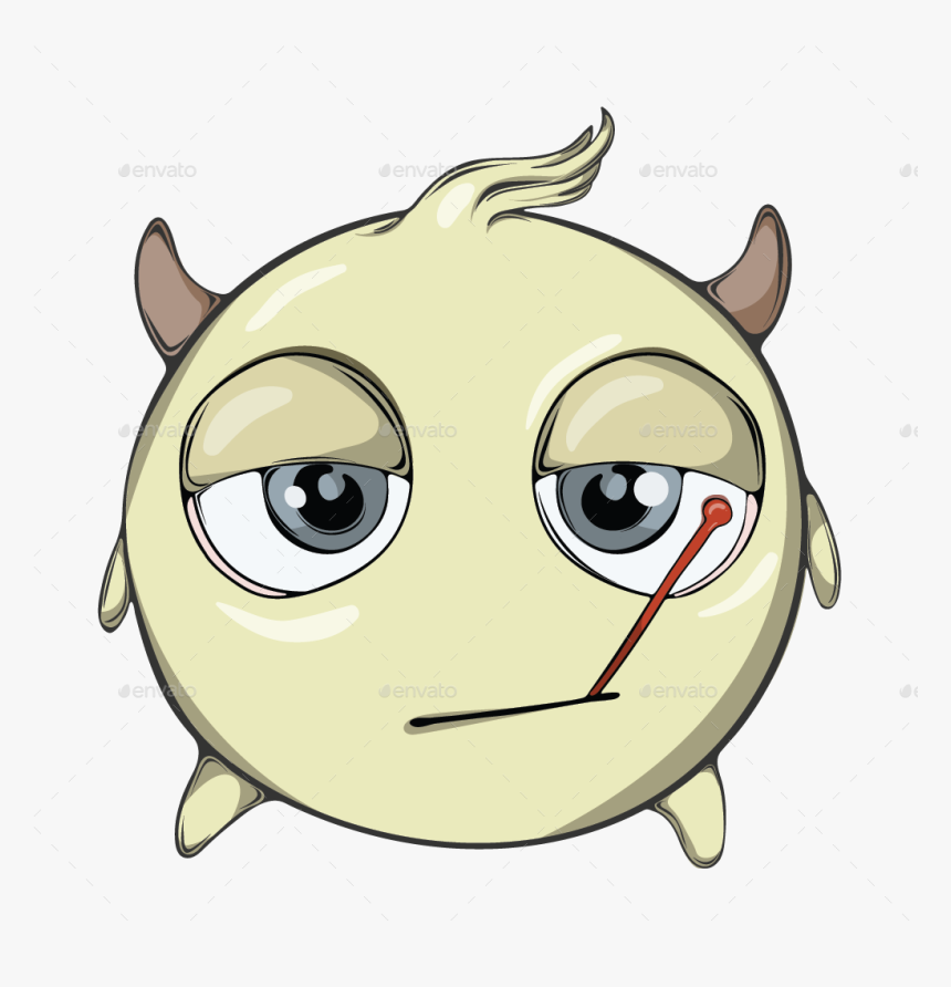 05 Sick - Cartoon - Cartoon, HD Png Download, Free Download