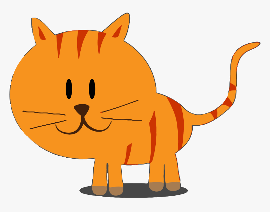 Cat Clipart - Happy Cat Clipart, HD Png Download, Free Download