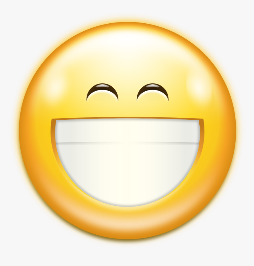 Hd Smile Png Transparent Background - Big Smile Emoji Png, Png Download -  kindpng