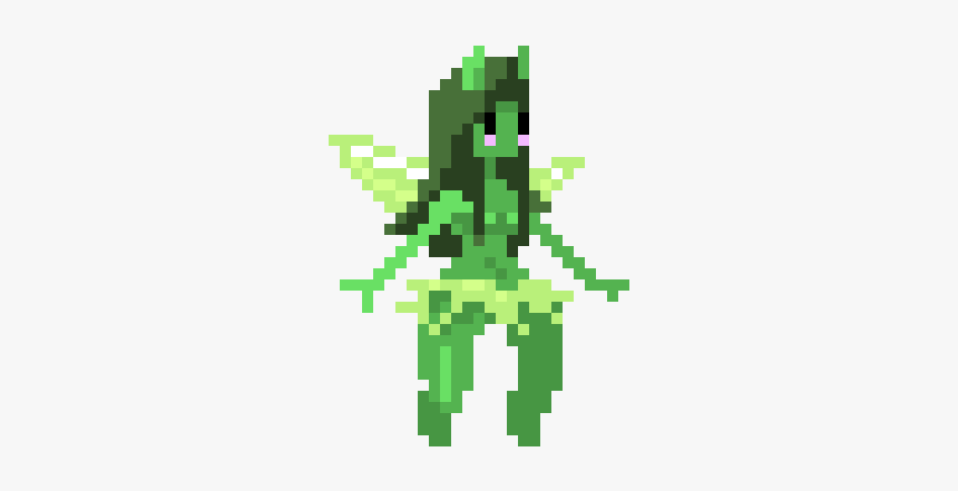 Green Fairy Pixel Art, HD Png Download, Free Download