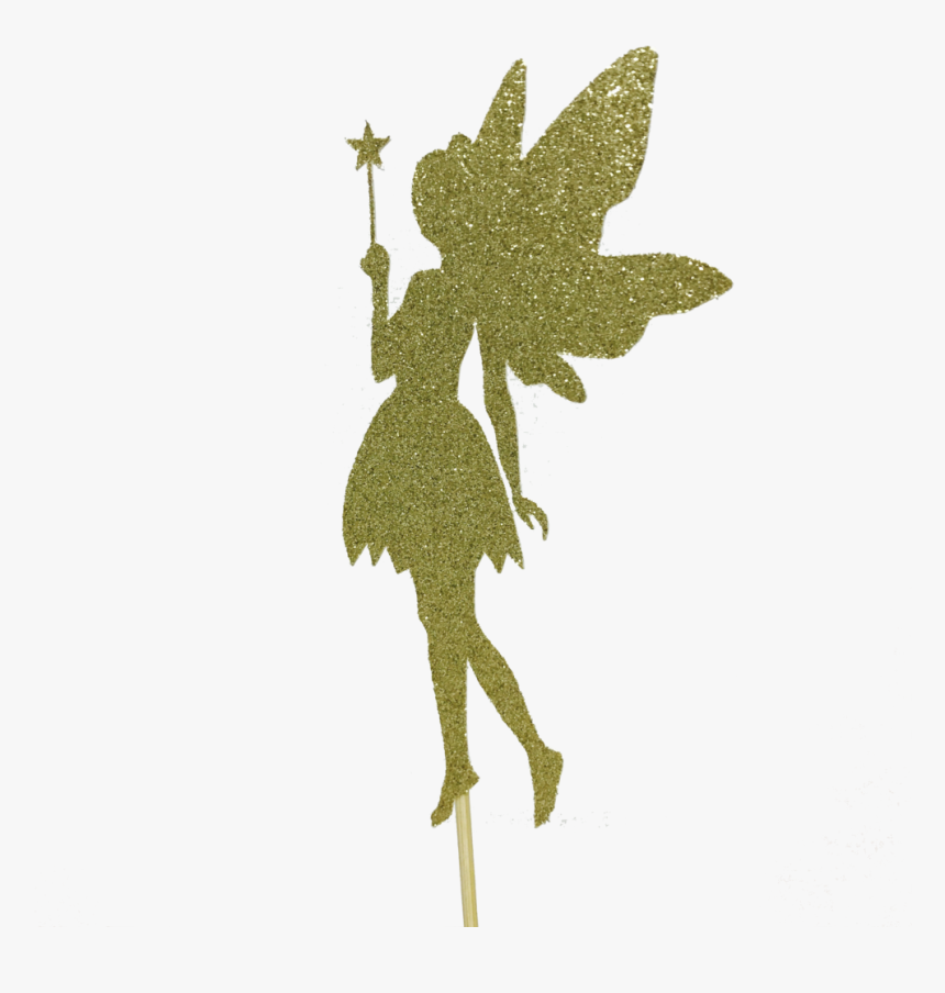 Magical Fairy Cake Topper - Silueta Campanita Png, Transparent Png, Free Download