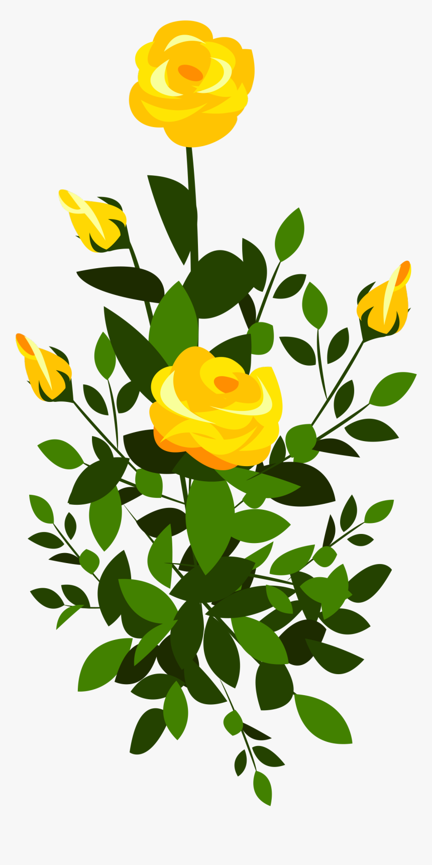 Transparent Yellow Flower Clip Arts, HD Png Download, Free Download