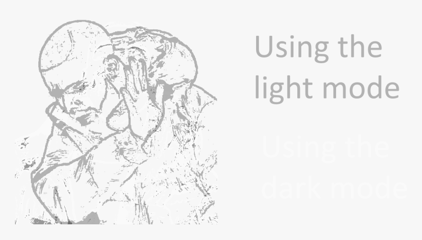 Light Mode Dark Mode Meme, HD Png Download, Free Download