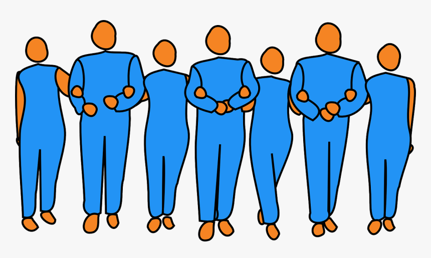 Men Team Women Free Picture - Locking Arms Clip Art, HD Png Download, Free Download