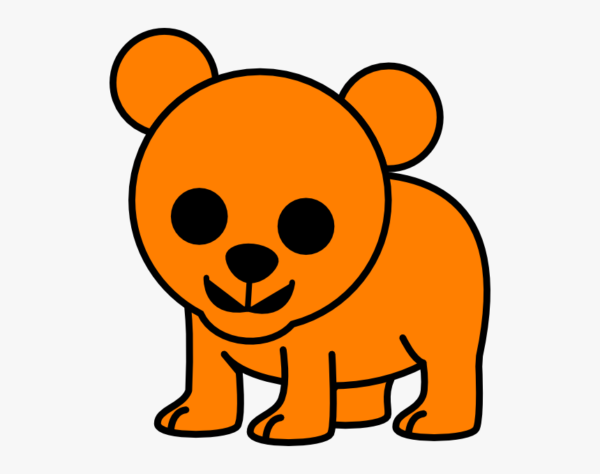 Bear Svg Clip Arts - Easy To Draw Small Polar Bear, HD Png Download, Free Download