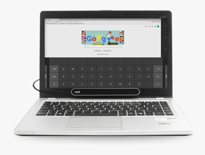 Tobiidynavox Pceyemini Laptop Front, HD Png Download, Free Download