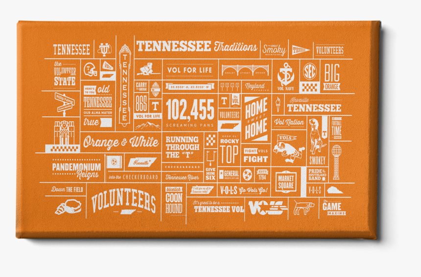 Tennessee Traditions White On Orange"
 Class= - Orange, HD Png Download, Free Download