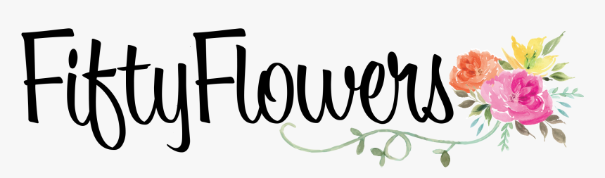 Fifty Flowers Logo Png, Transparent Png - kindpng