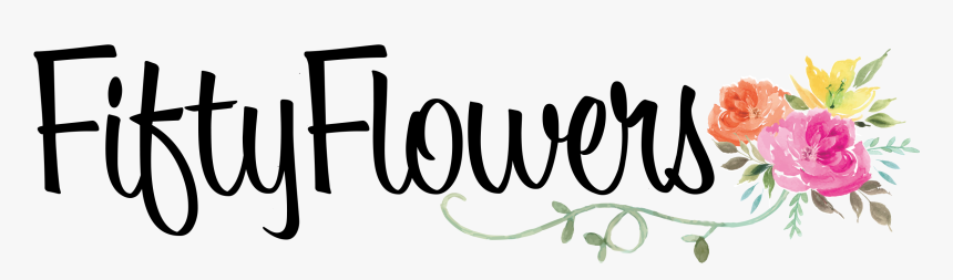 Fifty Flowers Logo Png, Transparent Png, Free Download