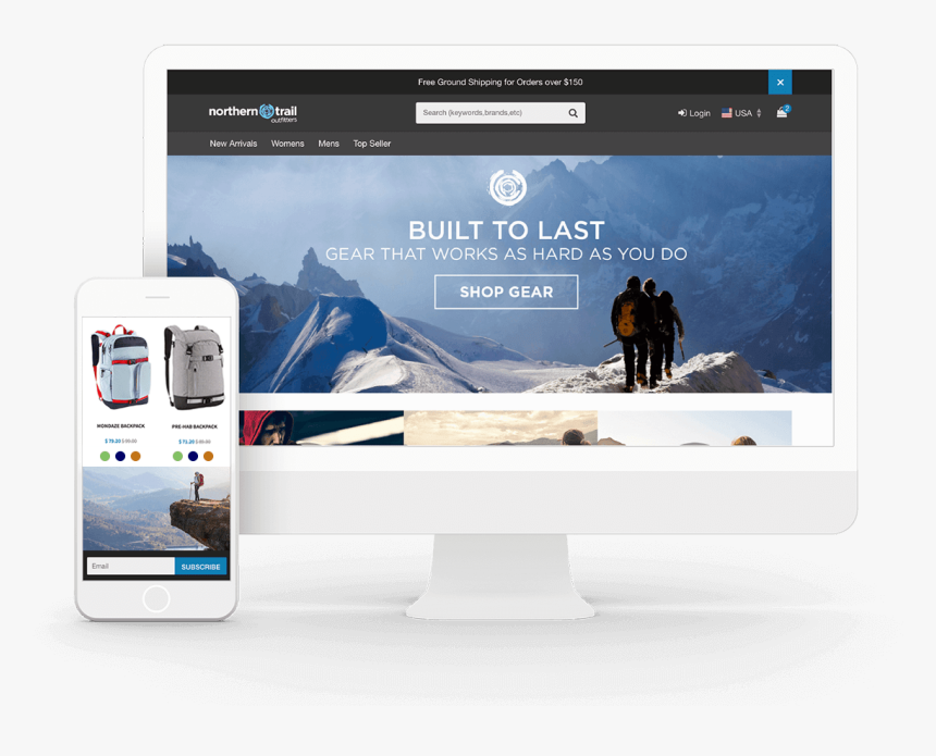 Build Better Digital Commerce Experiences - Aiguille Du Midi Ridge, HD Png Download, Free Download