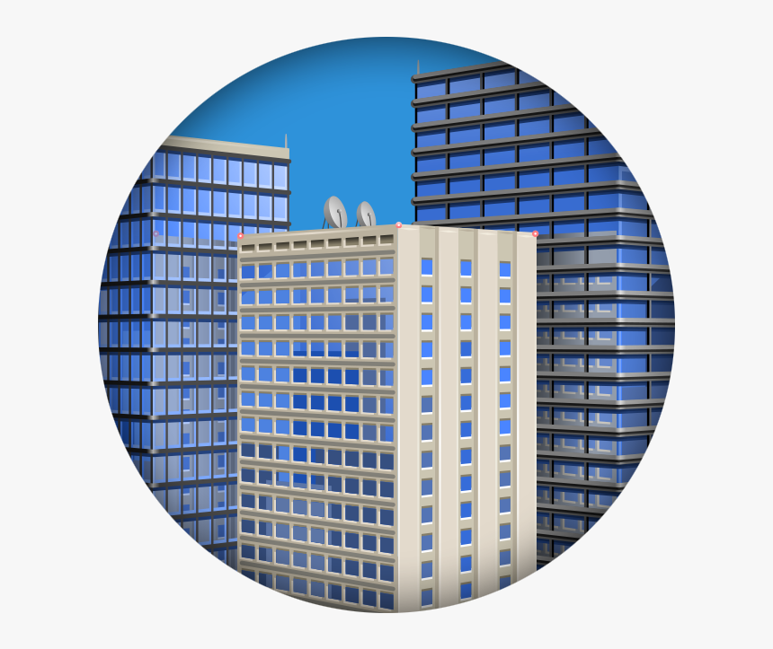 Building - Vector Office Building Icon Png, Transparent Png, Free Download