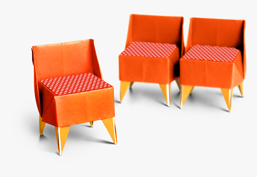 Photo Of Origami Chairs - Chair, HD Png Download, Free Download