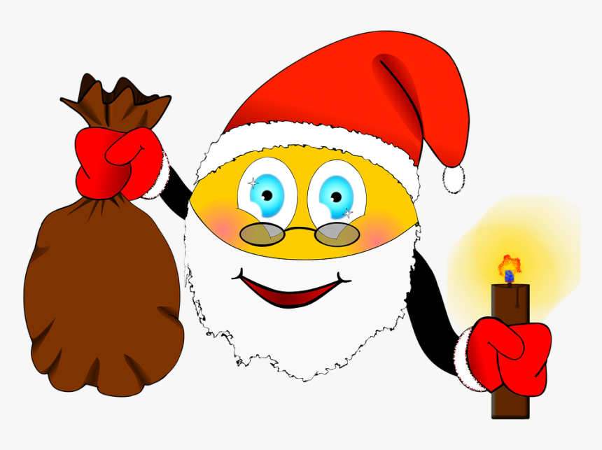 Weihnachtsmann Smiley, HD Png Download, Free Download