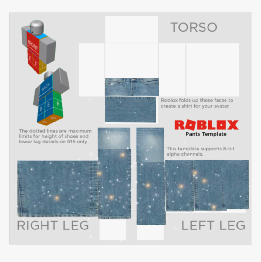 Roblox Shirt Template Transparent R15 Roblox Pants Template 2019 - roblox hd shirt