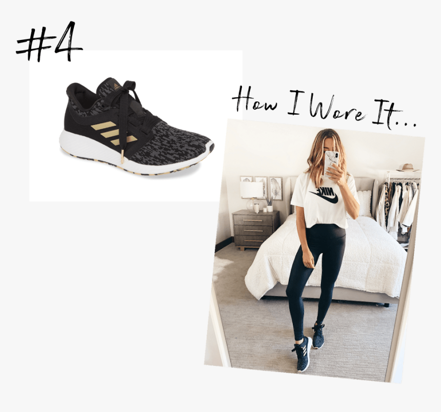 Fashion Blogger Wearing Nike Athleisure Outfit Featuring Adidas