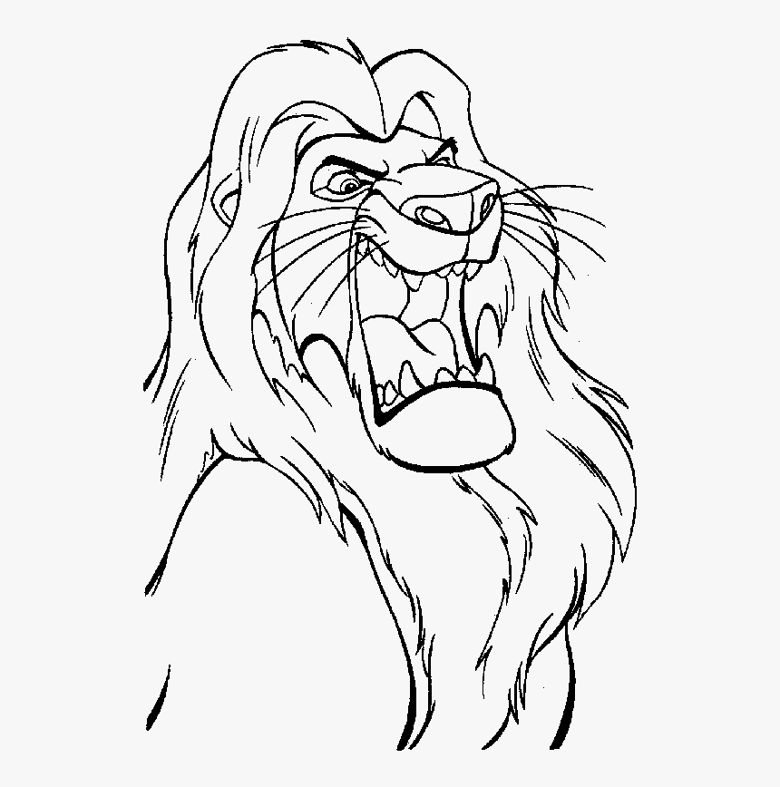 lion king adult simba coloring pages