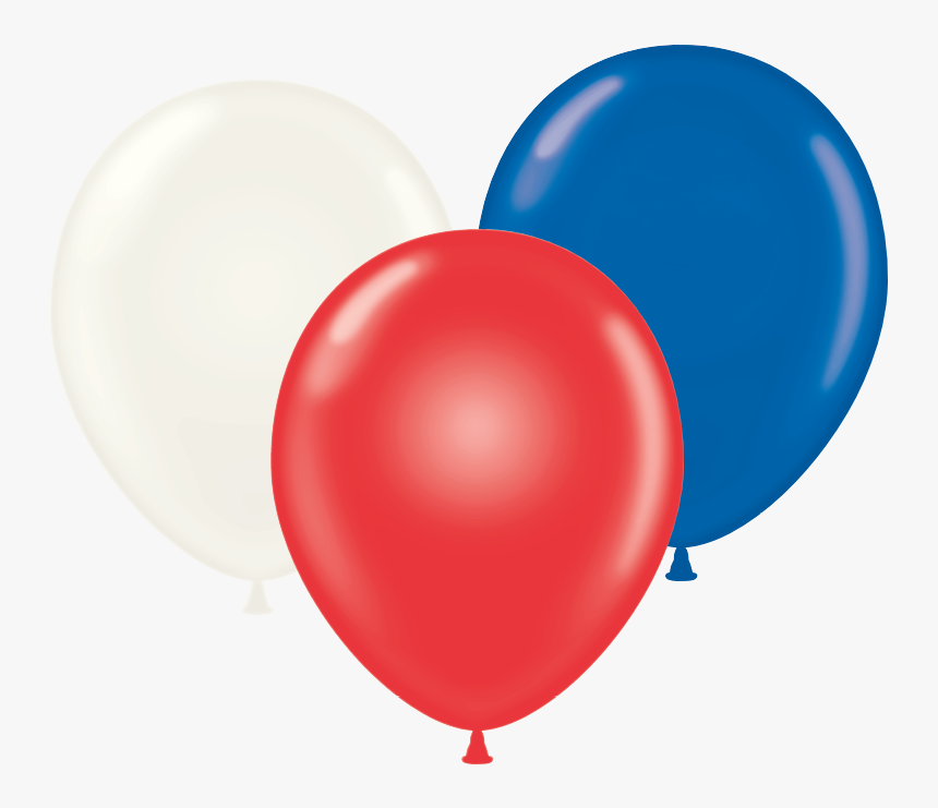 Red & White Balloon Png Clipart , Png Download - Blue And Red Balloon, Transparent Png, Free Download