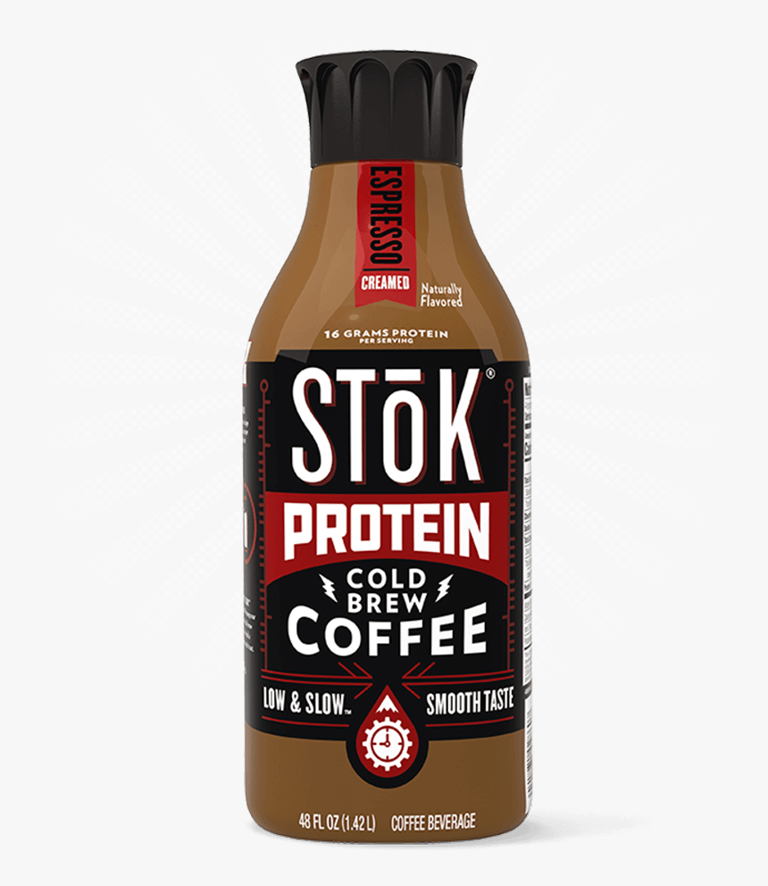 Stōk Protein Espresso Creamed Cold Brew Coffee 48 Oz - Stok Cold Brew Protein, HD Png Download, Free Download