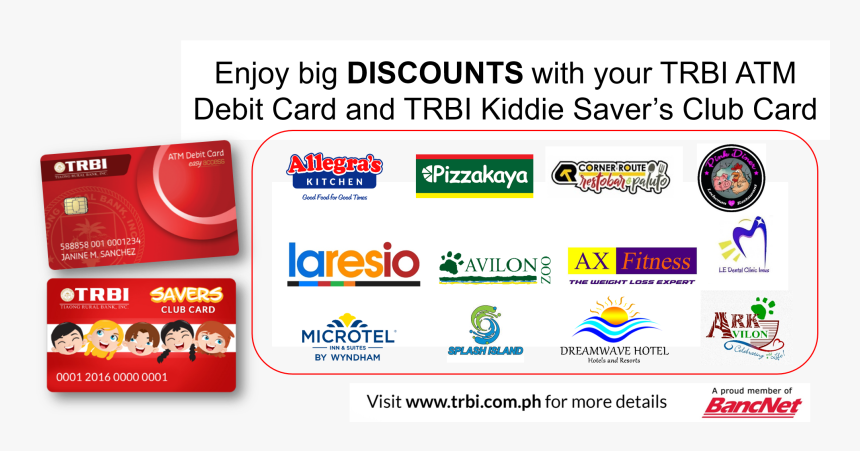 Trbi Atm Debit Card Perks And Discounts - Ark Avilon Zoo ...