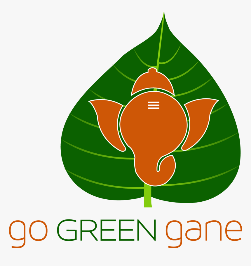 Go Green Ganesha Clipart , Png Download - Transparent Eco Friendly Ganpati, Png Download, Free Download