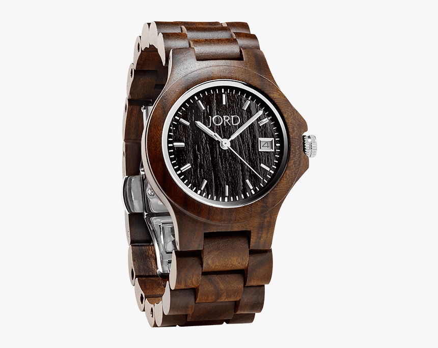 Ely Sandalwood Blackwood Dial Wood Watch - Analog Watch, HD Png Download, Free Download