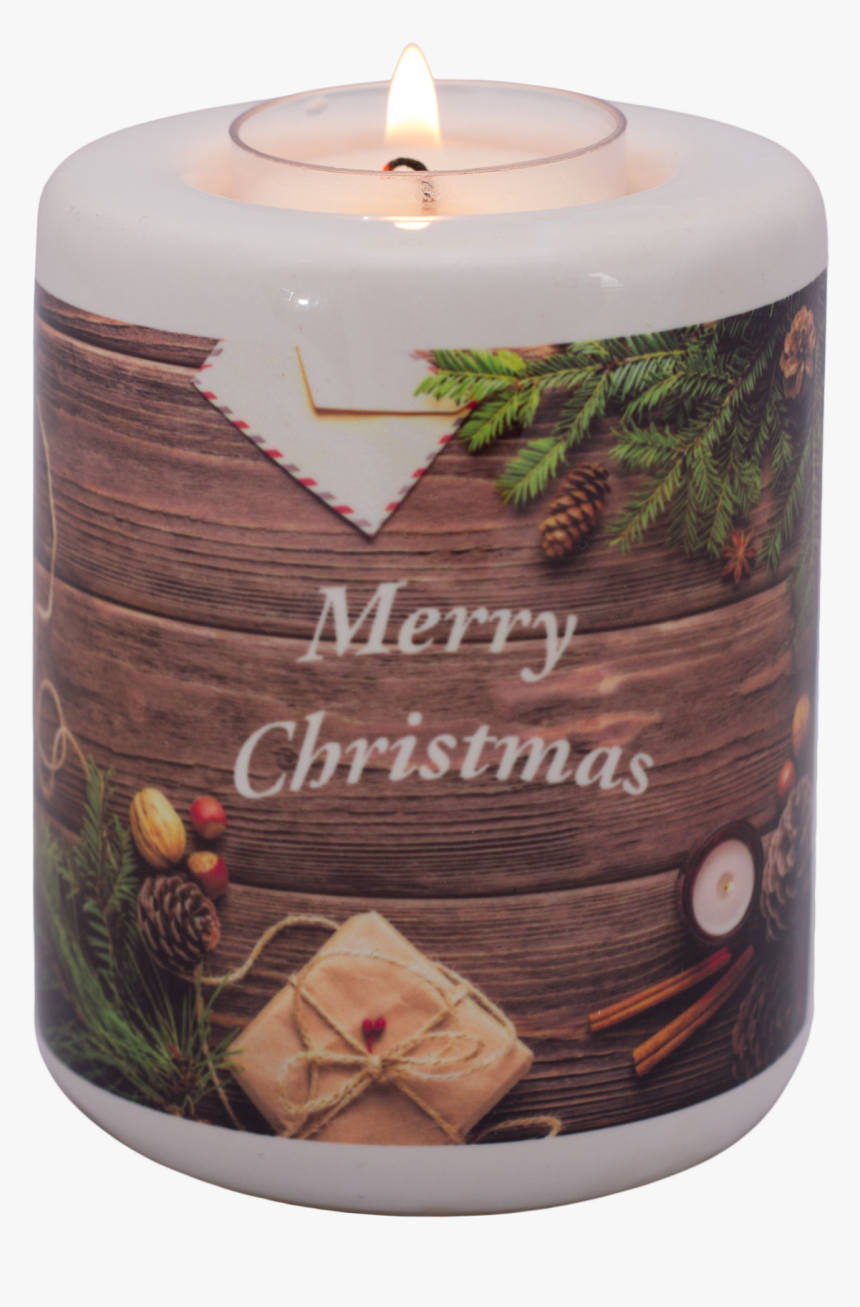 Bush Christmas Candle Holder - Frases De Bienvenido Mes De Diciembre, HD Png Download, Free Download