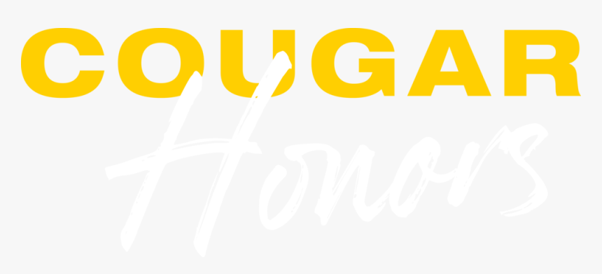 Cougar Honors 2019 Logo-no Date 3000px - Calligraphy, HD Png Download, Free Download