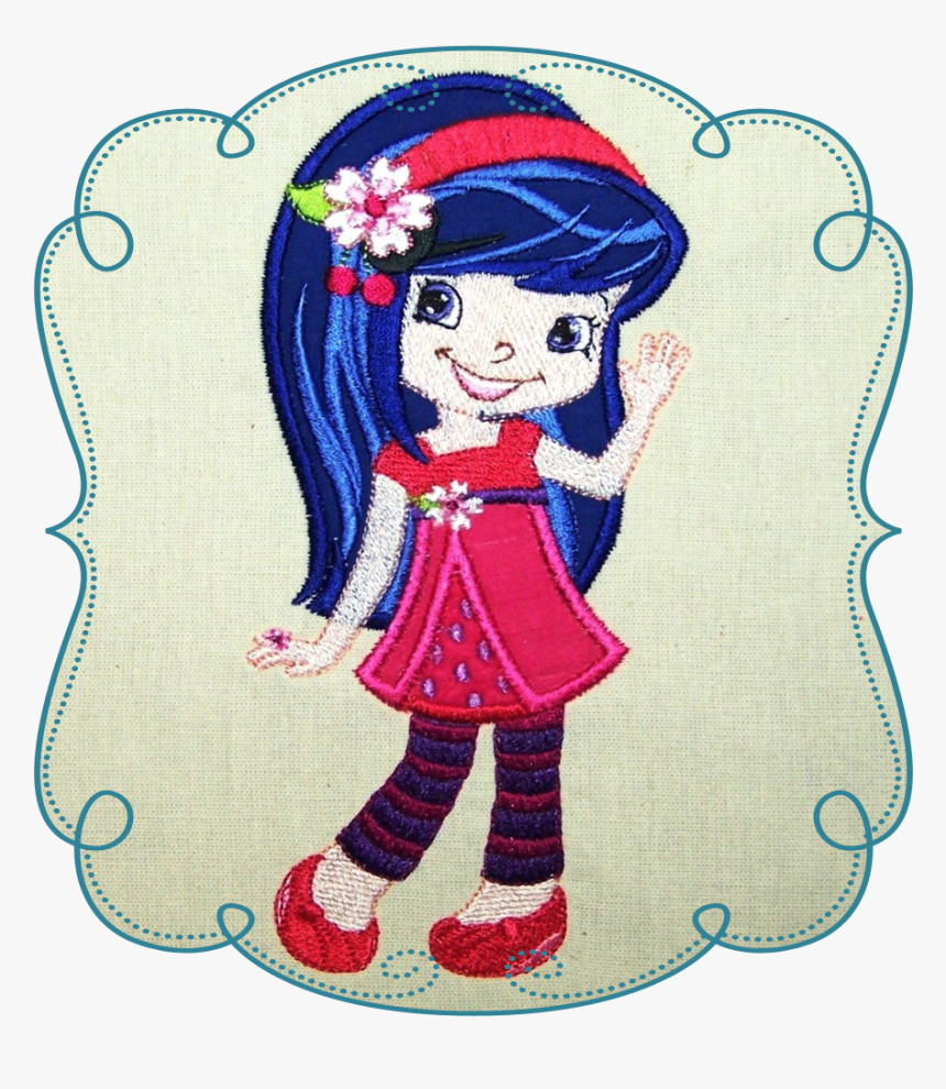 Cherry Jello - Hand Embroidery Cartoon Designs, HD Png Download, Free Download