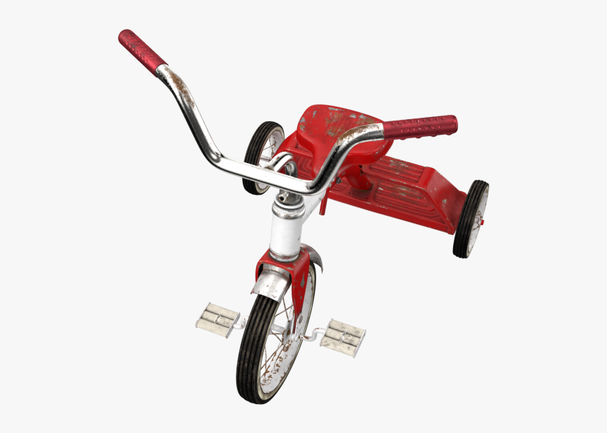 Dirty Vintage Tricycle Png Image - Hybrid Bicycle, Transparent Png, Free Download