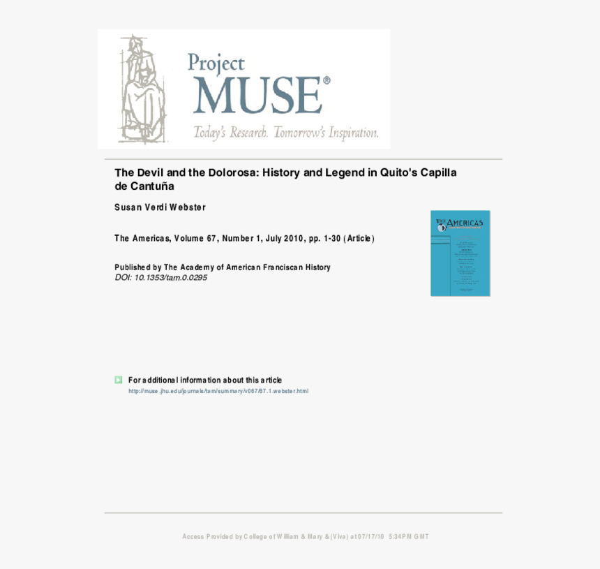 Project Muse, HD Png Download, Free Download