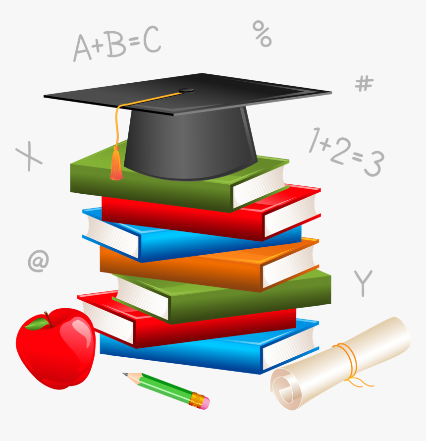 Letters Clipart Graduation - Transparent Background Education Clipart, HD Png Download, Free Download