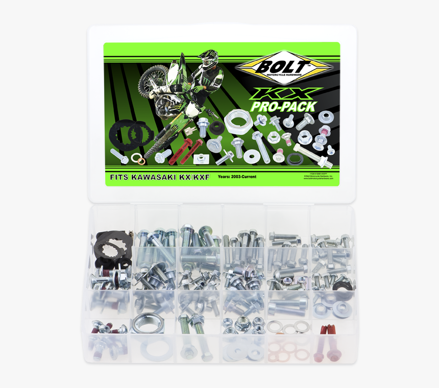 Pro Pack For Kawasaki Kx / Kxf - Bolt Motorcycle Hardware, HD Png Download, Free Download