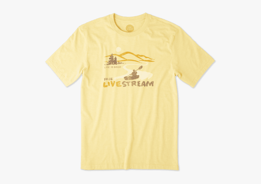 Men"s Free Live Stream Cool Tee - Active Shirt, HD Png Download, Free Download