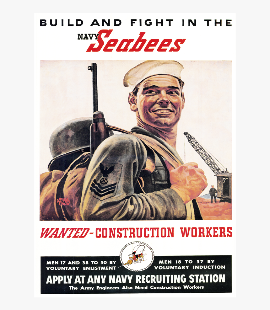 Navy Seabee Poster, HD Png Download, Free Download