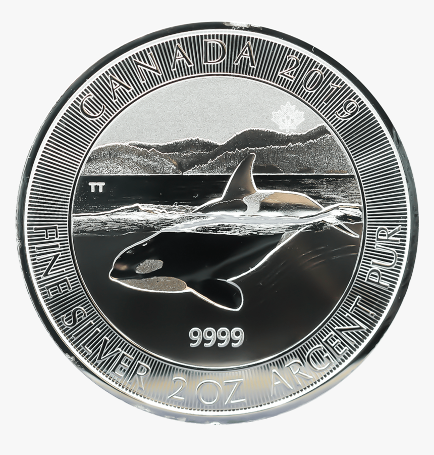 Silver Orca Reverse - Coin, HD Png Download, Free Download