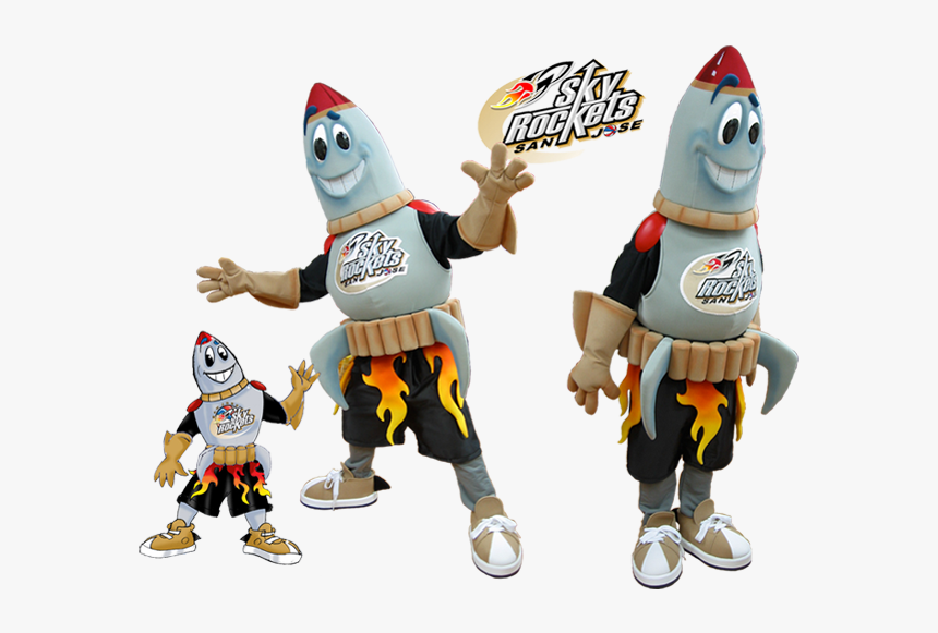 Rocket San Jose Sky Rockets - Cartoon, HD Png Download, Free Download