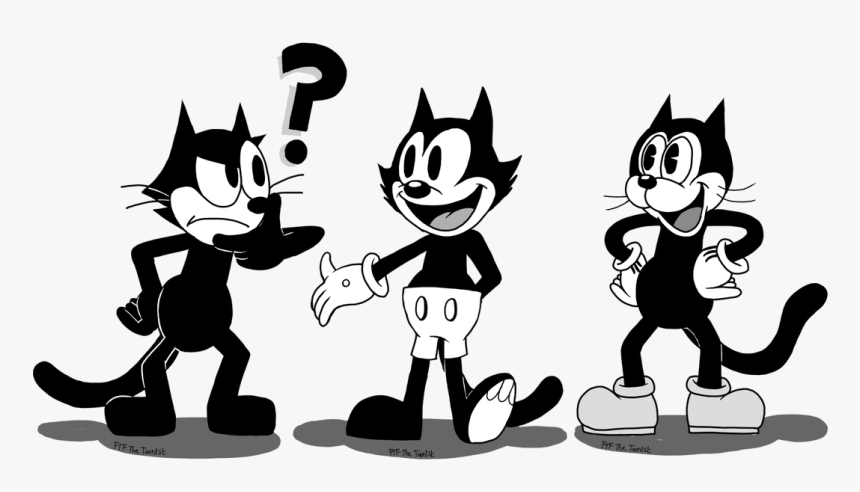 Imagine That One Of Two Styled Felix The Cat Has Designed - Felix The Cat Png, Transparent Png, Free Download