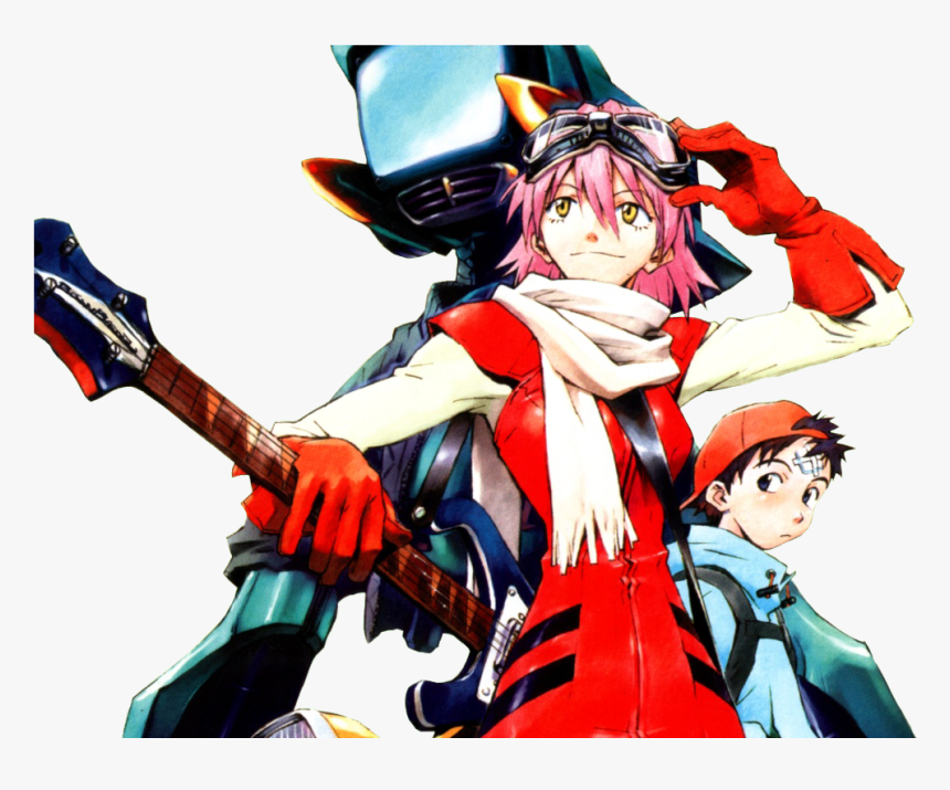 Illustration Flcl Yoshiyuki Sadamoto, HD Png Download, Free Download