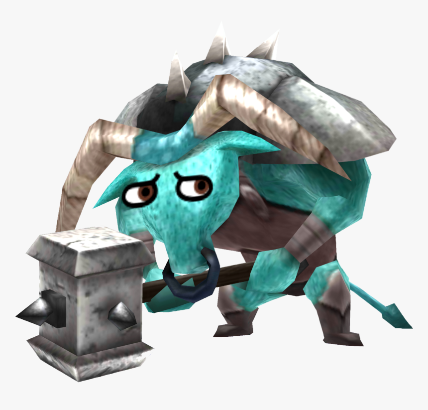 Minotaur Blue , Png Download - Miitopia Blue Minotaur, Transparent Png, Free Download