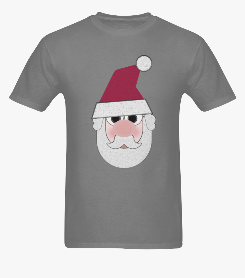 Santa Face Sunny Men"s T- Shirt - Santa Claus, HD Png Download, Free Download