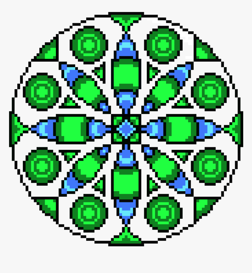 Stained Glass Pixel Art Hd Png Download Kindpng