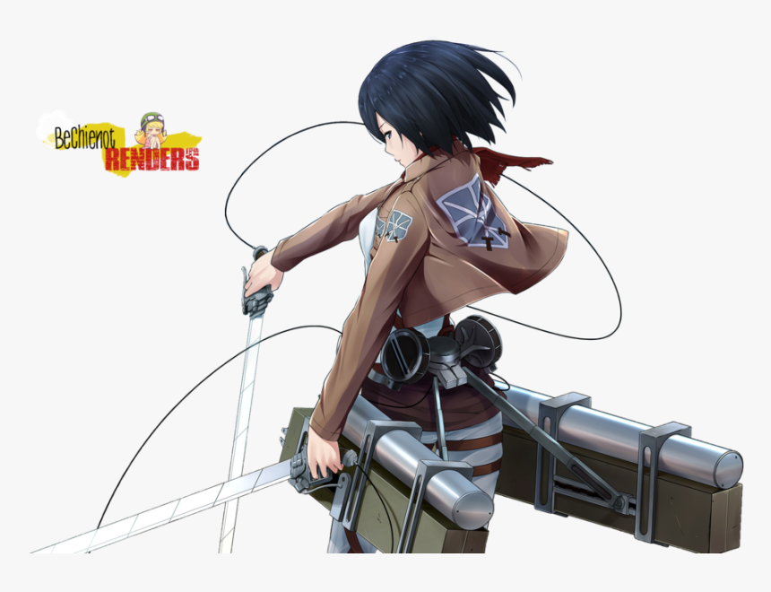 Mikasa Ackerman Render By Bechienot D6doimp Attack On Titan Render