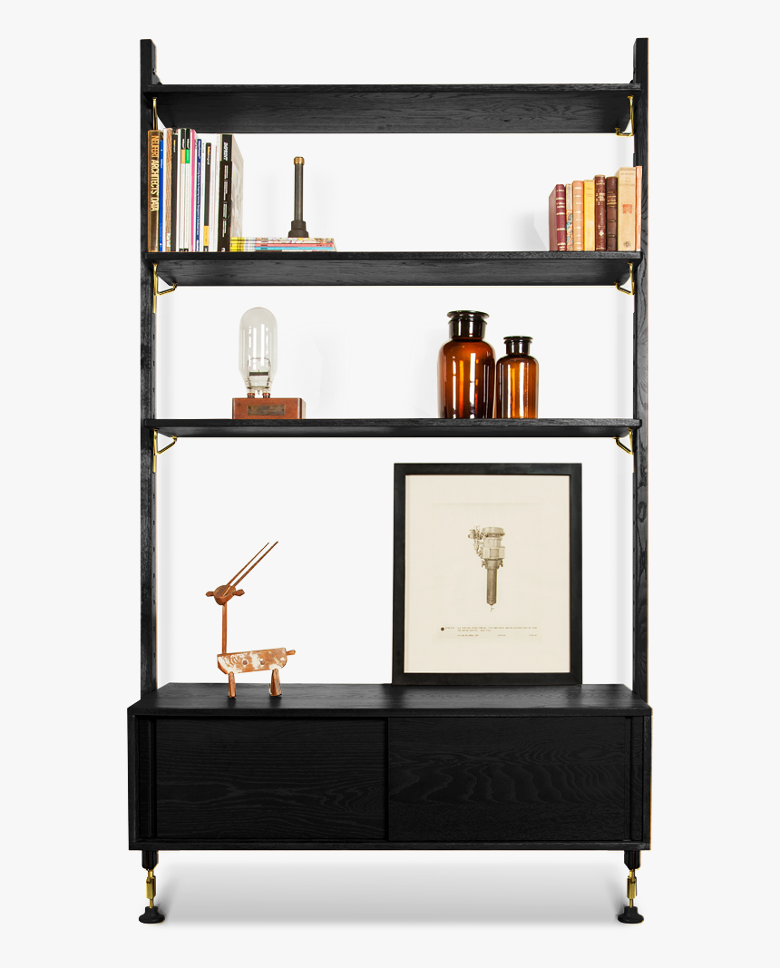 Theo Wall Unit With Cabinet - District Eight Theo Wall Unit, HD Png Download, Free Download