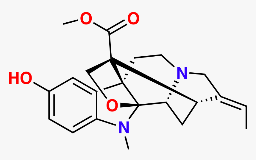 File - Akuammine - Serotonin Chemical, HD Png Download, Free Download